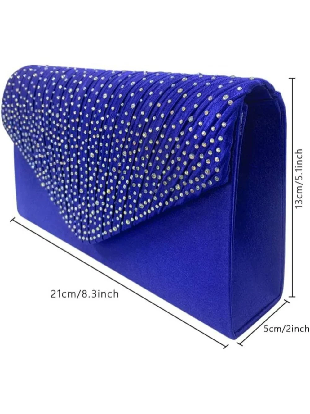 〽️ Women’s Royal Blue Clutch Purse Bridal Wedding Party Evening Shoulder Bag